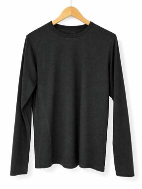 True North 89% Merino Wool Long Sleeve Crew Neck Shirt Blacl Size S